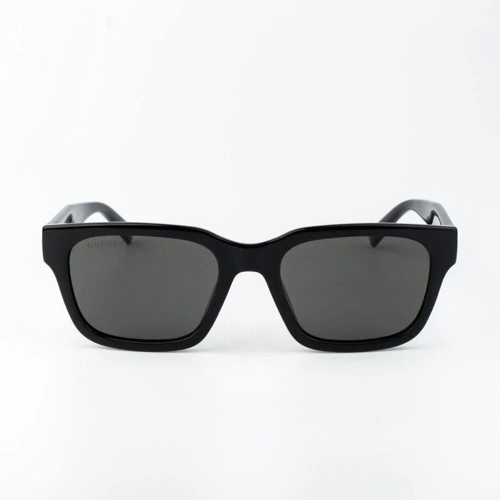 Gucci Men Sunglasses Black Grey Square GG1857S 005 NEW AUTHENTIC